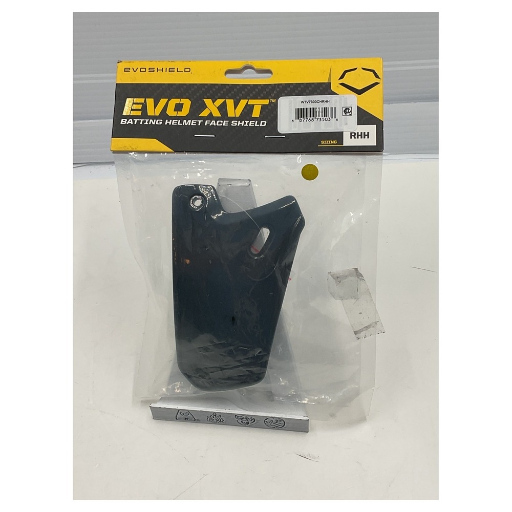EvoShield Evo XVT Batting Helmet Face Shield RHH Charcoal Matte WTV7300CHRHH NEW